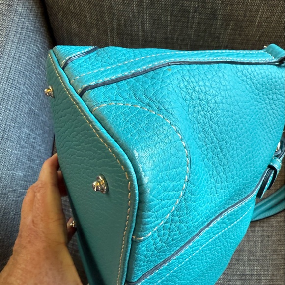Dooney & Bourke Tiffany Blue Satchel - Picture 11 of 12